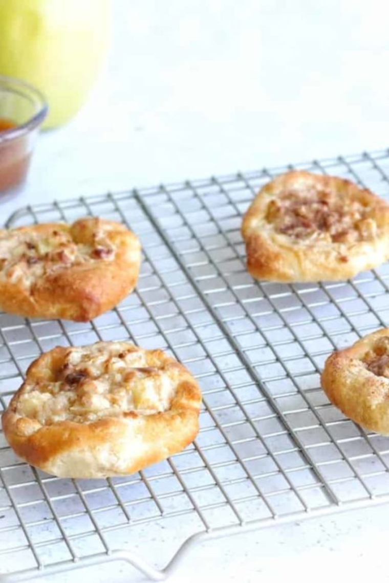 Air Fryer Caramel Apple Danish