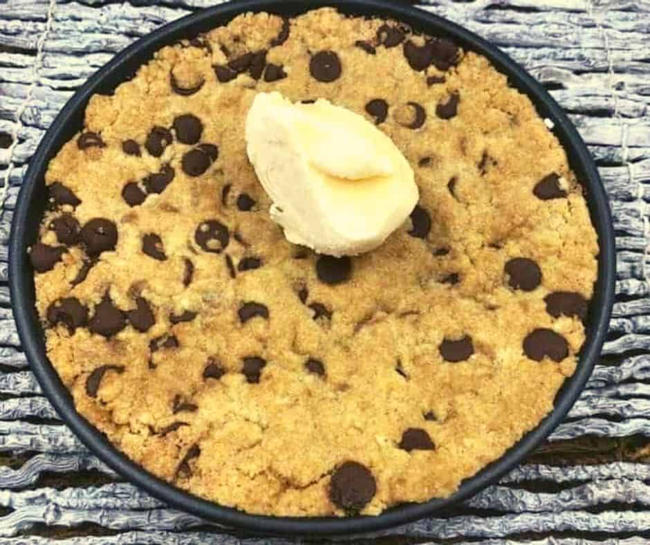 Air Fryer Deep Dish Chocolate Chip Cookie Bowls - A License To Grill