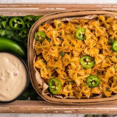 Air Fryer Cool Ranch Pasta Chips