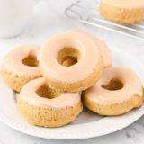 Air Fryer Maple Frosted Donuts