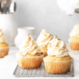Air Fryer Maple Pecan Cupcakes
