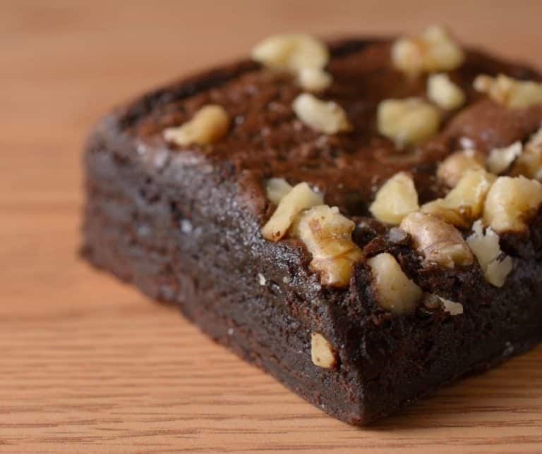 Air Fryer Classic Fudge Walnut Brownies Fork To Spoon
