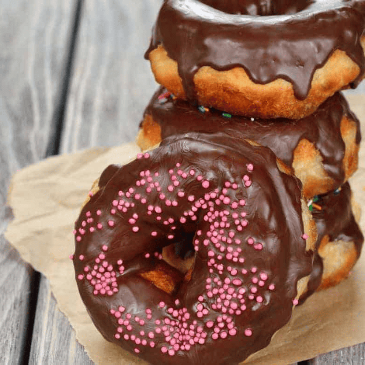 Baked Mini Buttermilk Doughnuts with Nutella Glaze - Just a Taste