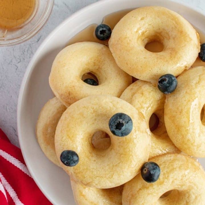 Air Fryer Pancake Donuts Recipe Fork To Spoon