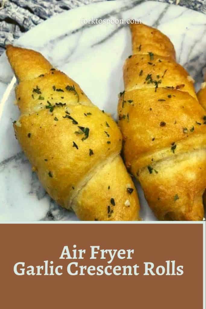 Air Fryer Garlic Crescent Rolls