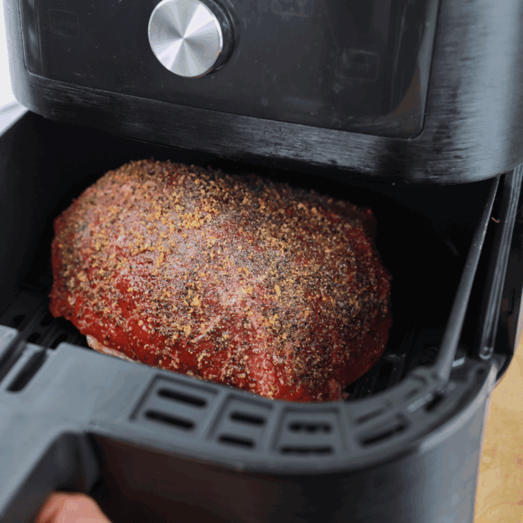 Place the Roast Beef in the air fryer basket.