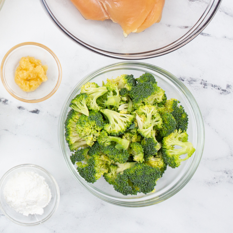 Air Fryer Roasted Broccoli with Garlic  