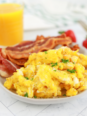 Air Fryer Scrambled Eggs (Soft, Fluffy, and Foolproof in 7 Minutes)