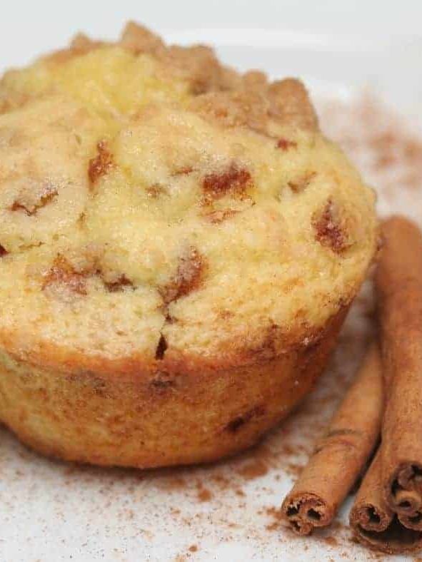 Air Fryer Blueberry Muffin Mug Cake - Fork To Spoon