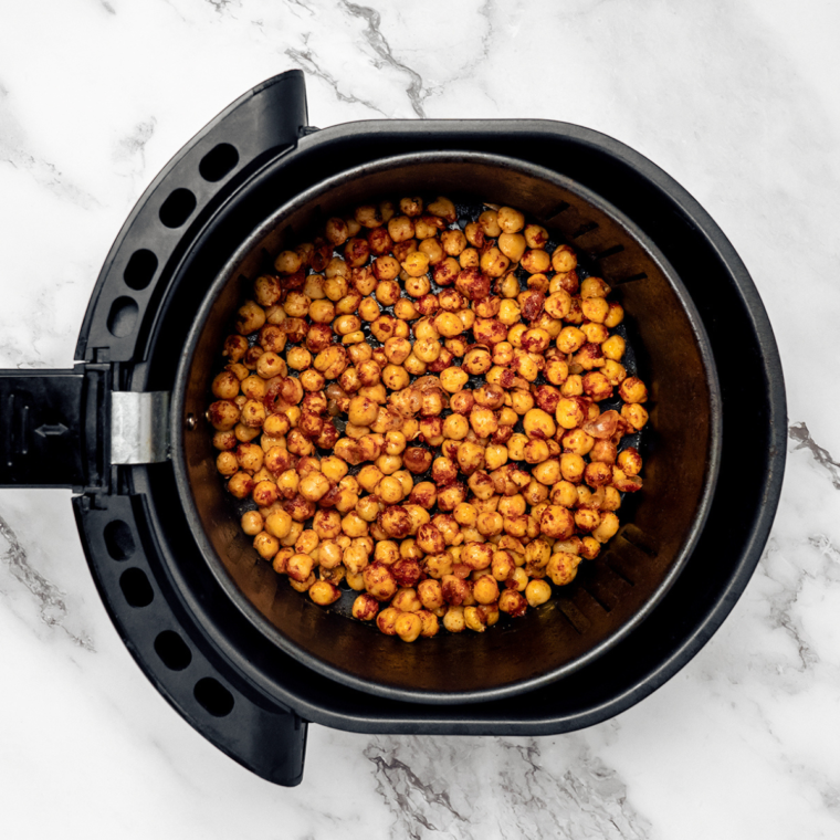 Air Fryer Spicy Chickpeas