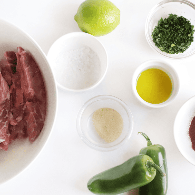 Ingredients For Steak Fajitas