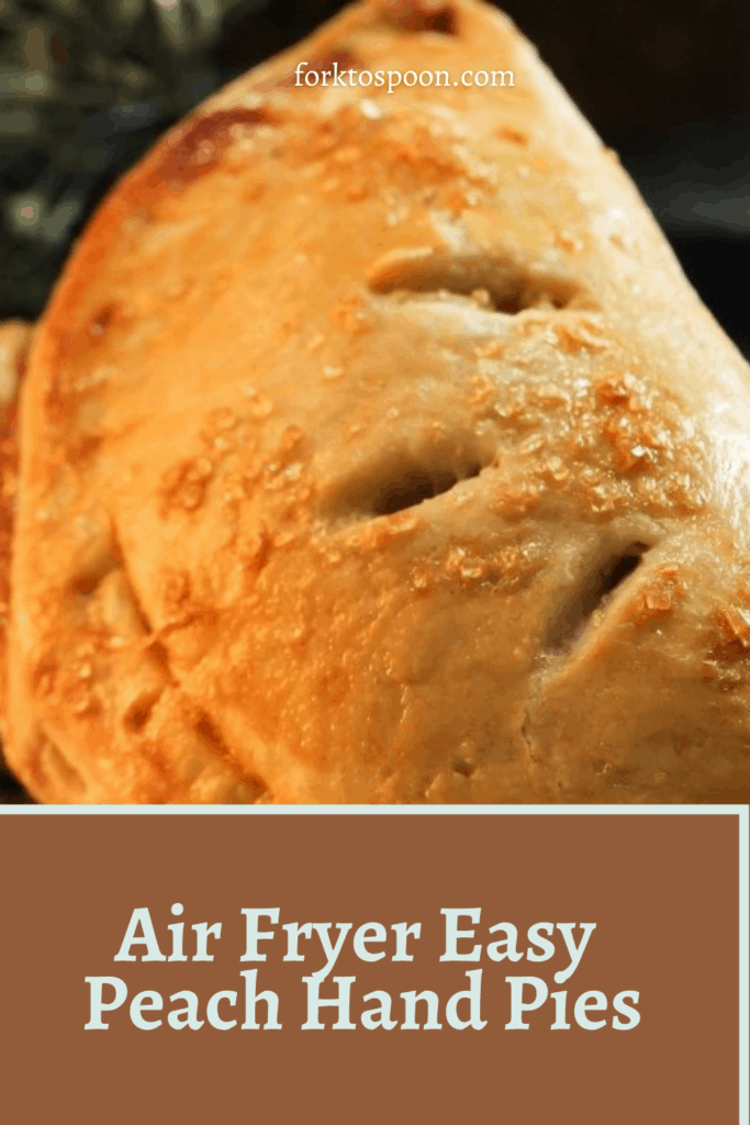 Air Fryer Easy Peach Hand Pies