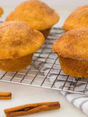 Air Fryer Cinnamon Sugar Muffins