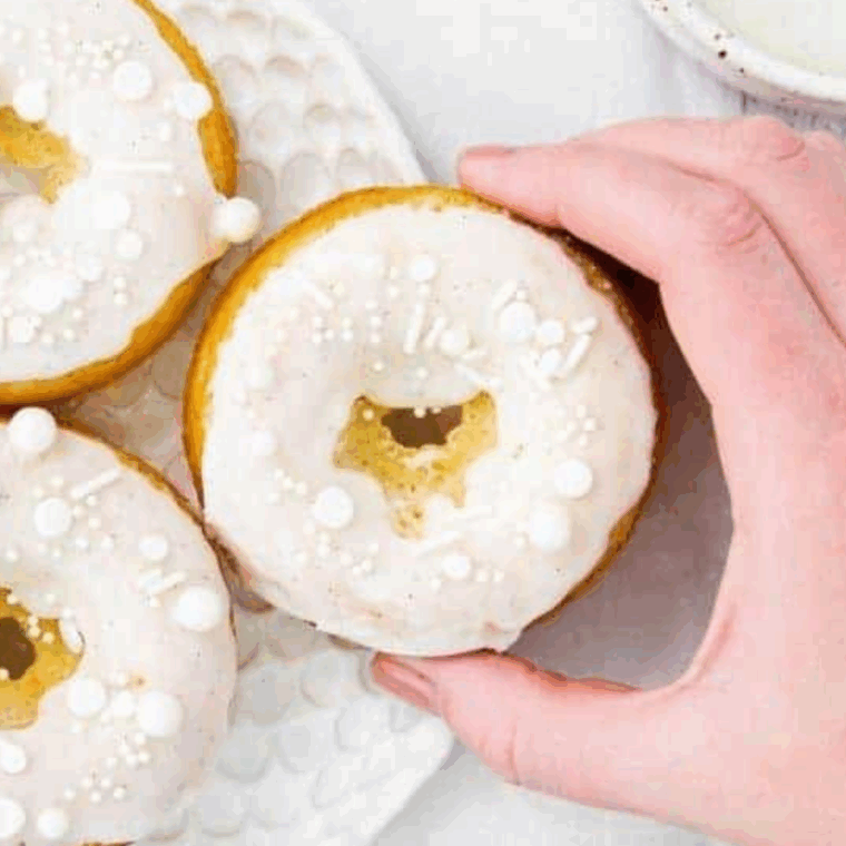Golden Dunkin’ Donuts Old Fashioned Donuts with crisp edges and soft, fluffy interior.