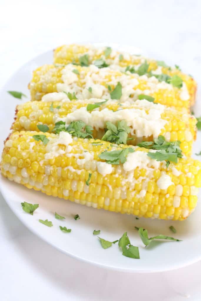 Air Fryer Mexican Street Corn On The Cob