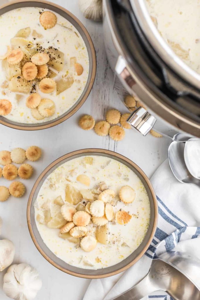 Instant Pot New England Clam Chowder