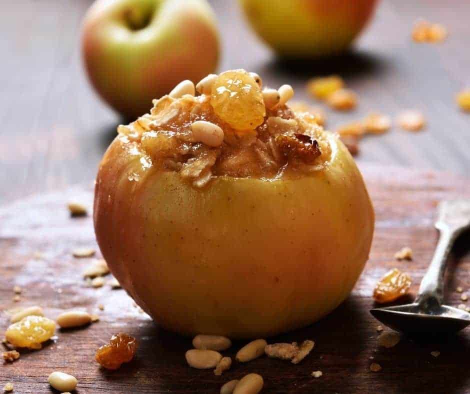 Air Fryer Baked Apples - Fork To Spoon