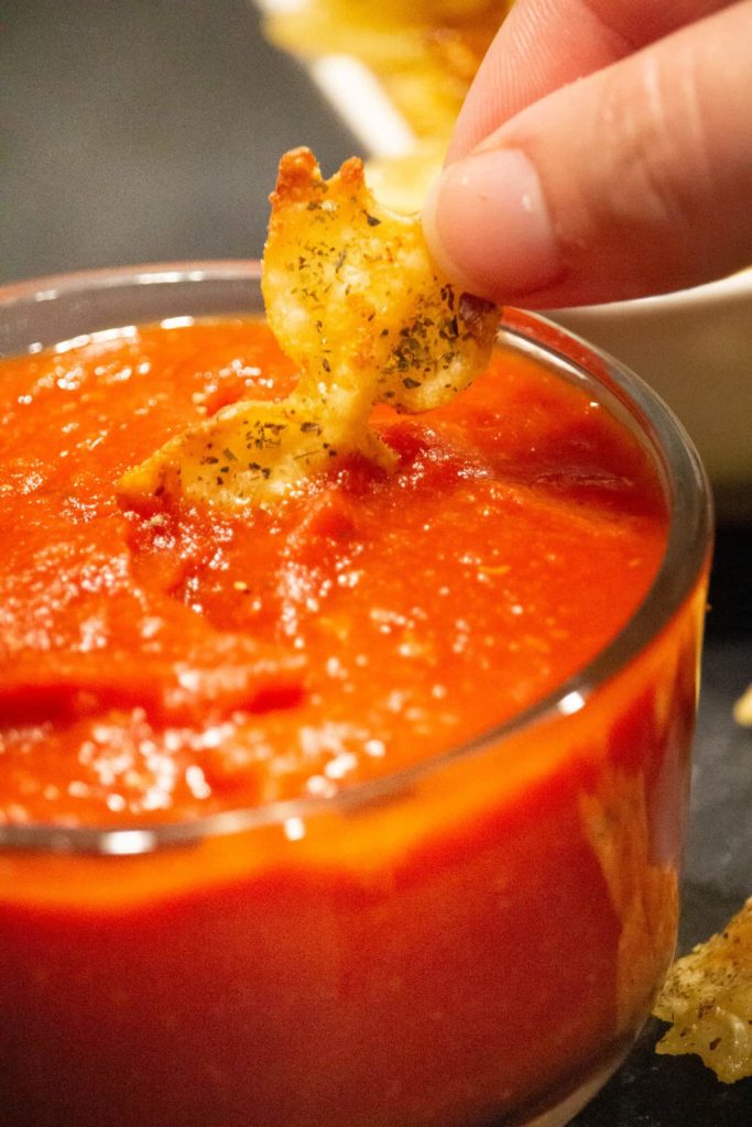 Air Fryer Pasta Chips