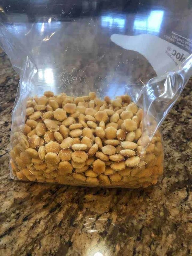 Air Fryer Ranch Oyster Crackers Fork To Spoon