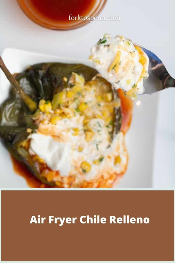 Air Fryer Chile Relleno