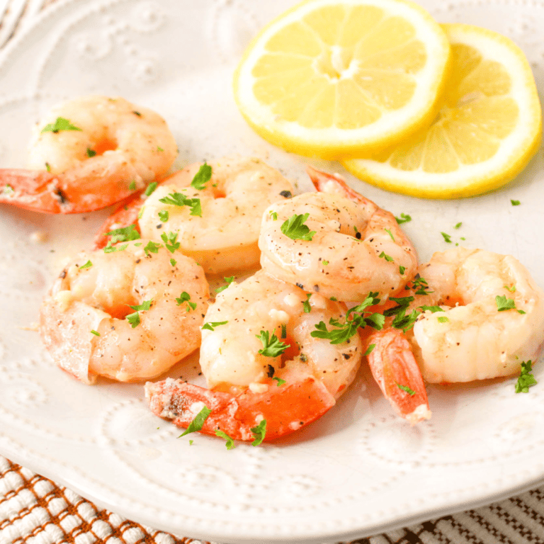 Air Fryer Garlic Butter Shrimp Fork To Spoon