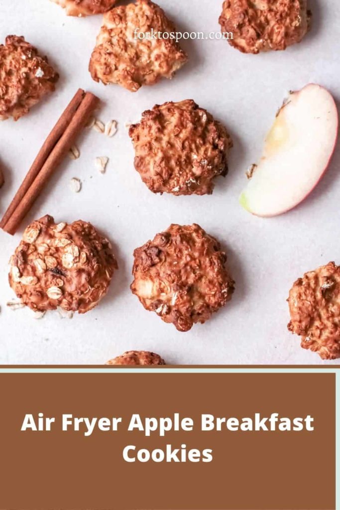 Air Fryer Apple Breakfast Cookies