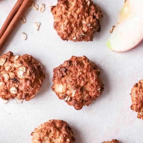 Air Fryer Apple Breakfast Cookies Fork To Spoon