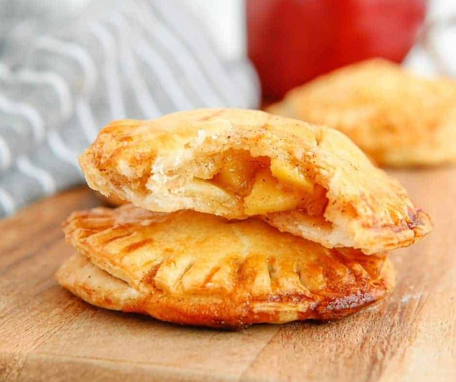 Air Fryer Apple Cheddar Pies