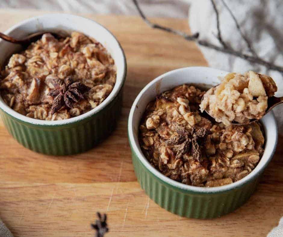 Air Fryer Apple Pie Baked Oatmeal