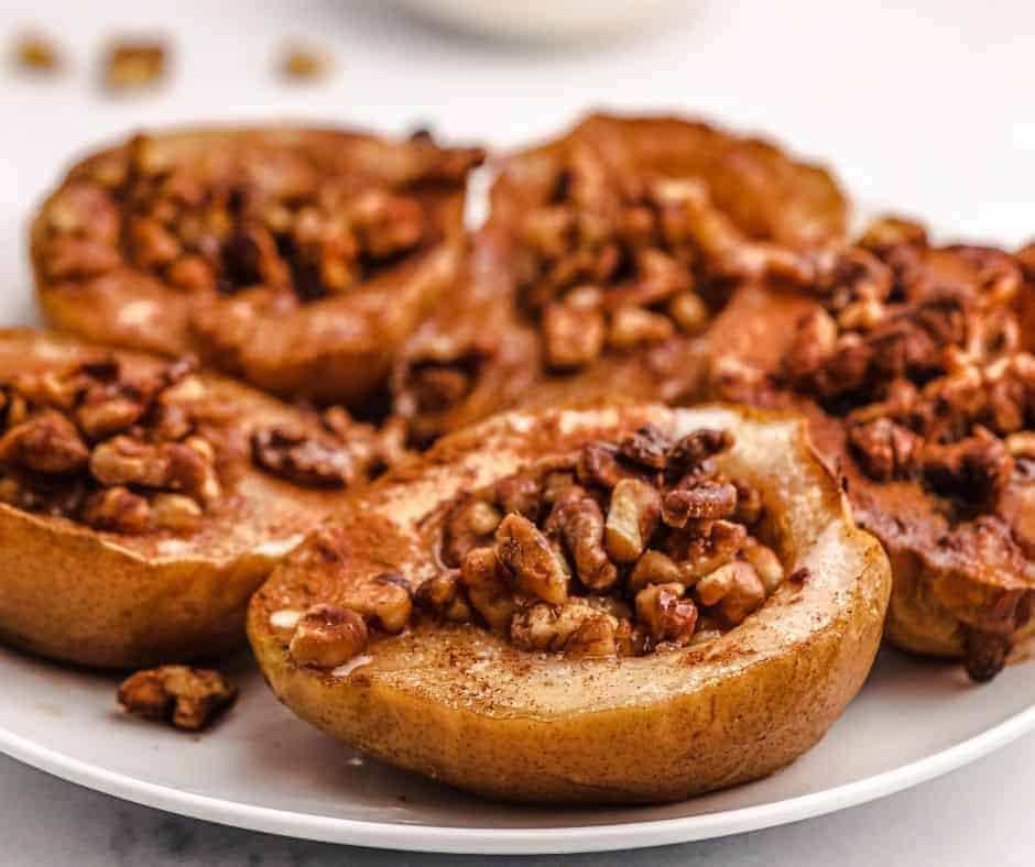 Air Fryer Baked Pears