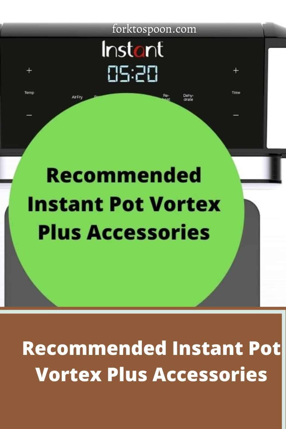 Instant Vortex Air Fryer With Accessories