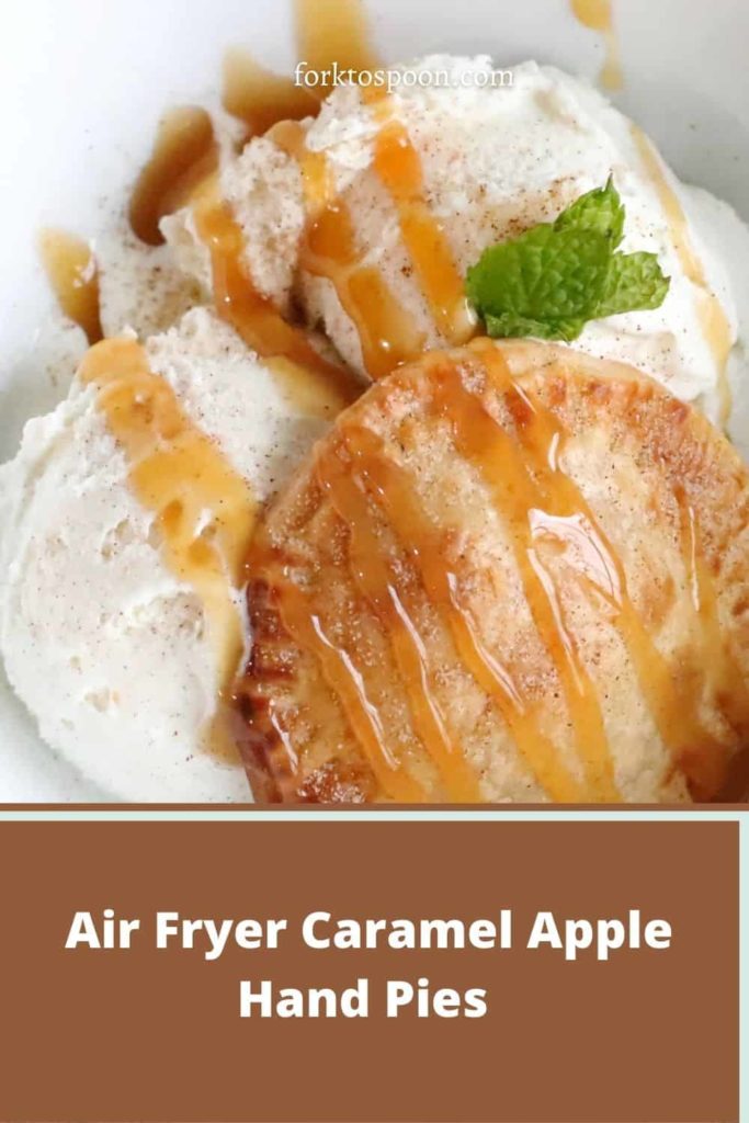 Air Fryer Caramel Apple Hand Pies 