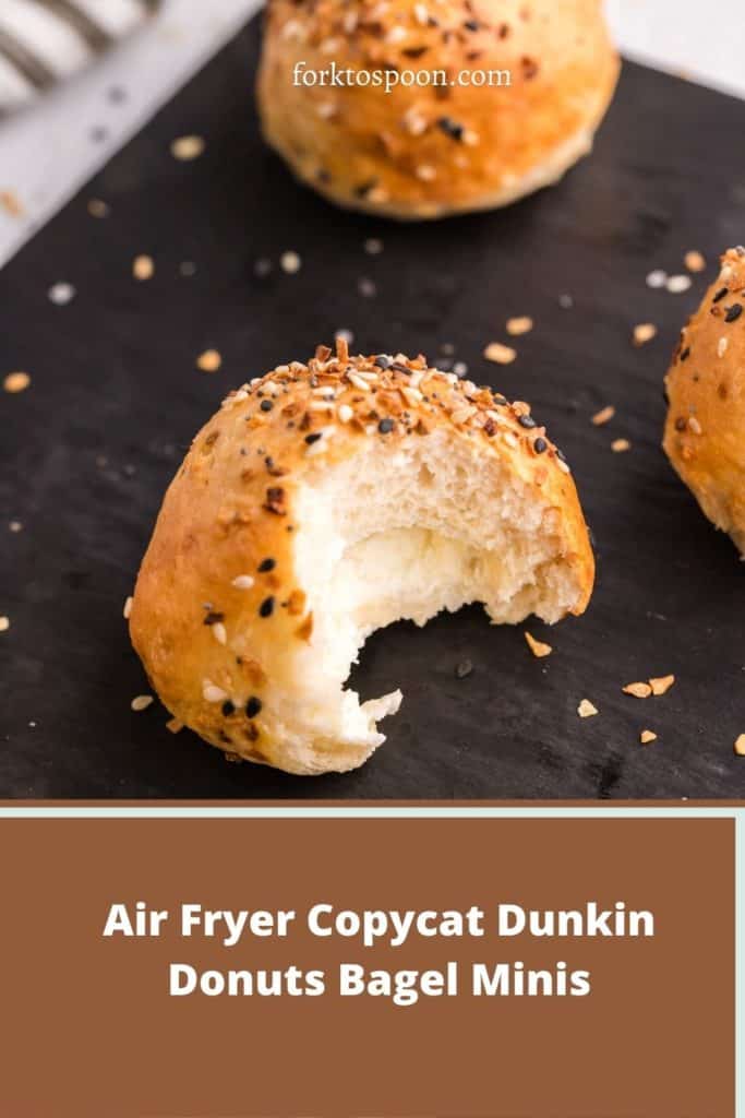 Air Fryer Copycat Dunkin Donuts Bagel Minis