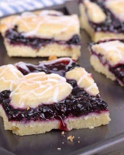 Air Fryer Blueberry Pie Bars