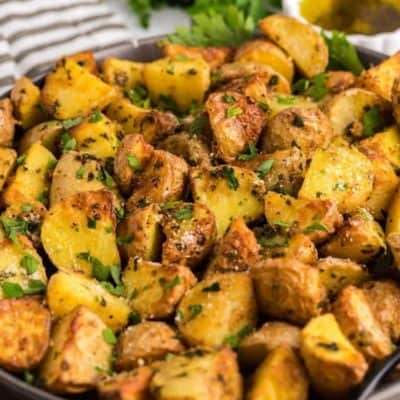Air Fryer Garlic Parmesan Truffle Potato Wedges