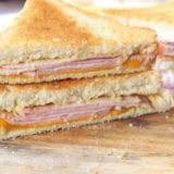 Air Fryer Grilled Ham and Cheese
