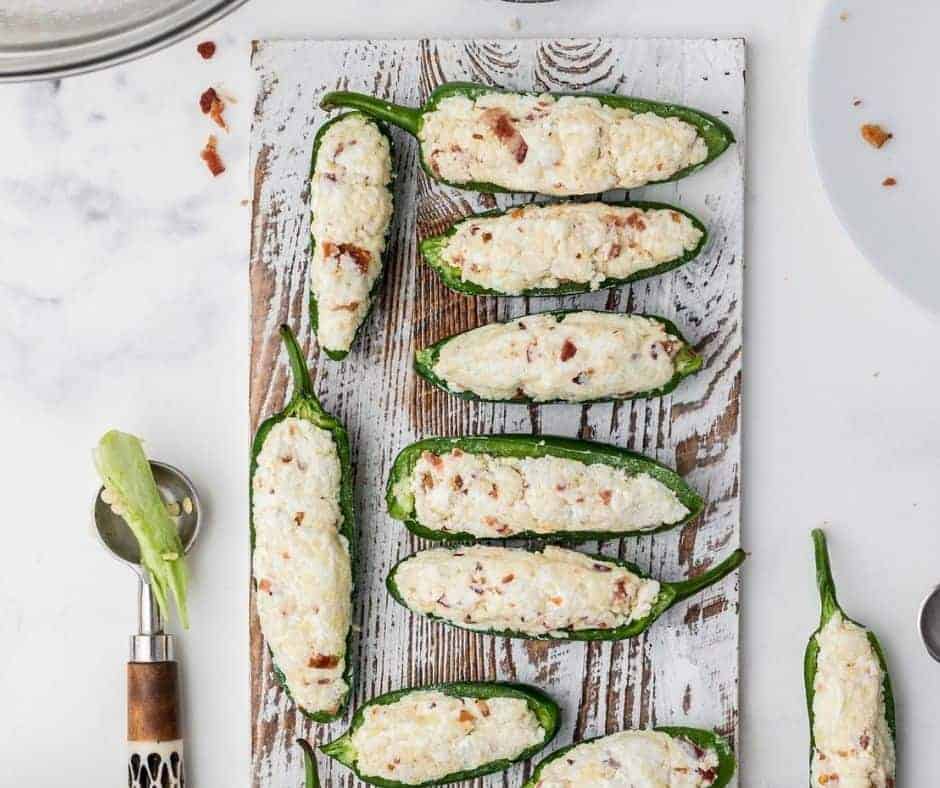 Filled Jalapeno Poppers