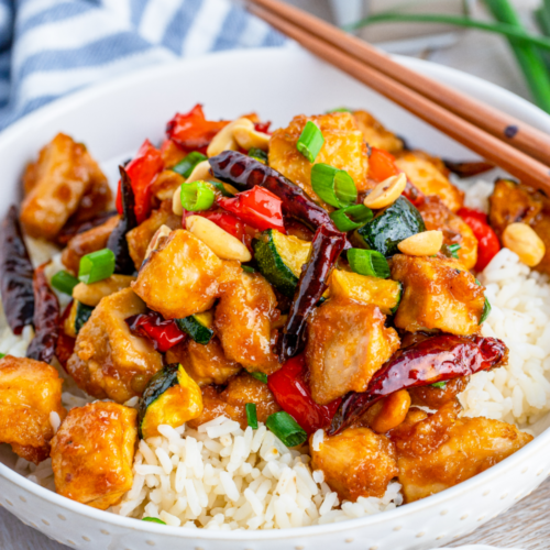 Air Fryer Kung Pao Chicken - Fork To Spoon