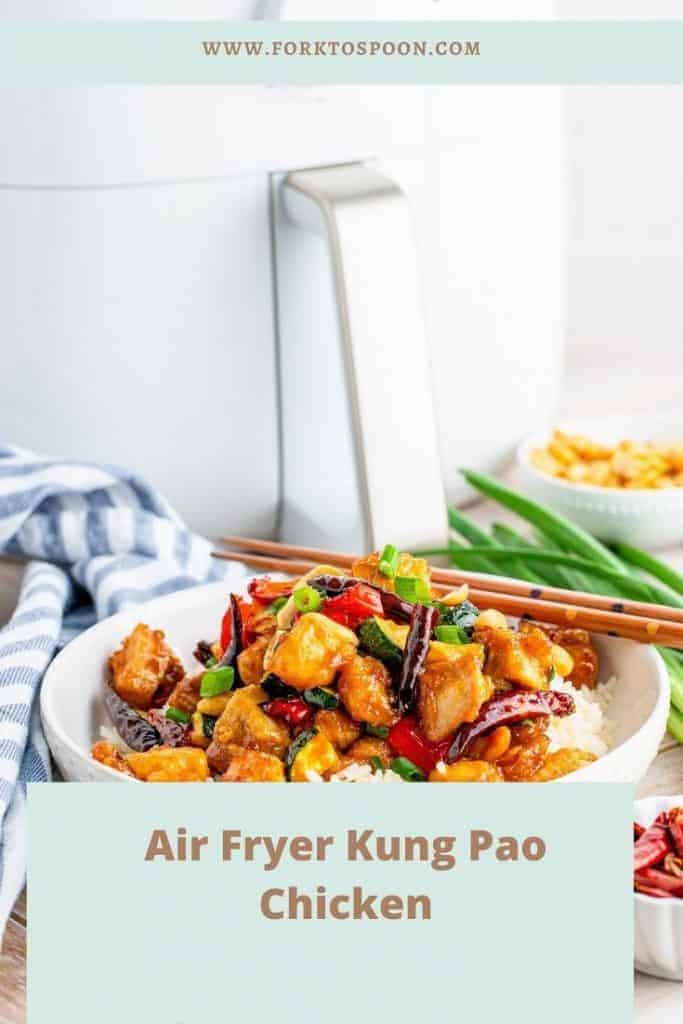 Air Fryer Kung Pao Chicken