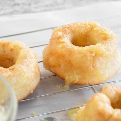 Air Fryer Lemon Donuts