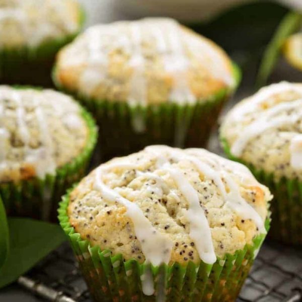 Air Fryer Lemon Poppy Seed Muffins Fork To Spoon