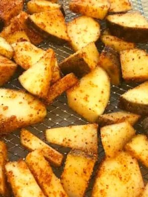 Air Fryer Maple BBQ Potatoes