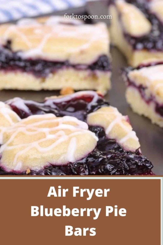Air Fryer Blueberry Pie Bars
