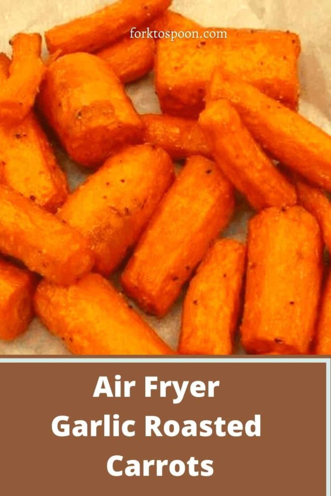 Air Fryer Garlic Roasted Carrots