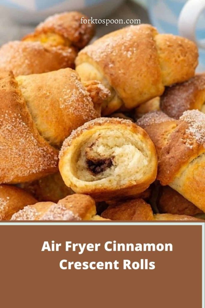 Air Fryer Cinnamon Crescent Rolls