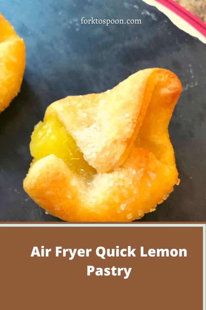 Air Fryer Quick Lemon Pastry