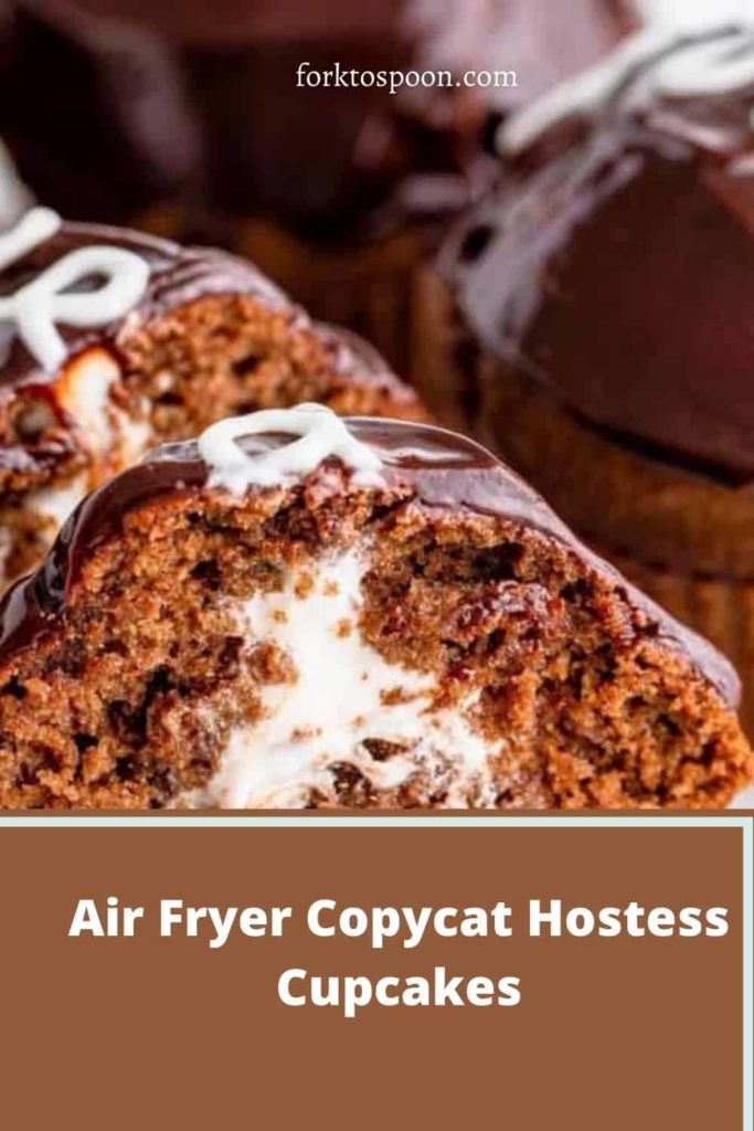 Air Fryer Copycat Hostess Cupcakes
