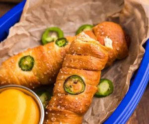 Air Fryer Pretzel Cheese Dogs