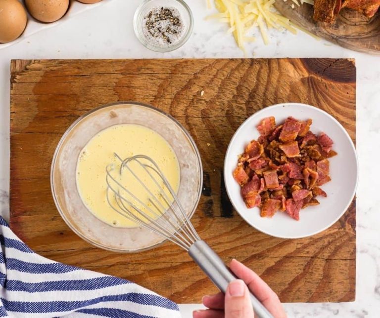 Air Fryer Quiche Lorraine Fork To Spoon