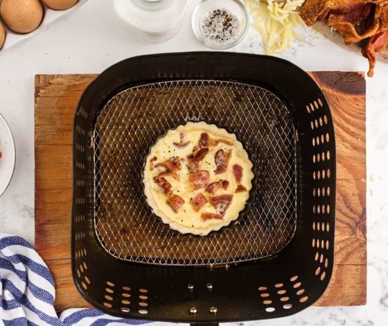 Air Fryer Quiche Lorraine Fork To Spoon